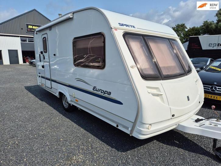Sprite 460/3 EUROPE *MOVER*VOORTENT*LUIFEL*WC*DOUCHE, Caravans en Kamperen, Caravans, Bedrijf, 1000 - 1250 kg, Sprite, Douche