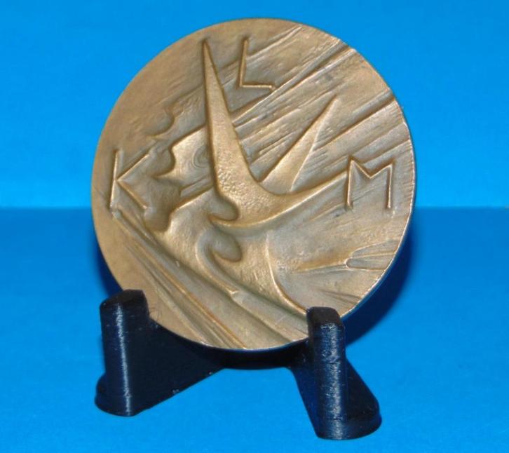 Standaard voor legpenning, zwart - 3D-print, Postzegels en Munten, Munten en Bankbiljetten | Toebehoren, Overige typen, Verzenden