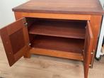 Houten dressoir / tv-meubel – warme kleur – 95 x 55 cm, Ophalen, Gebruikt, 50 tot 100 cm, Met klep(pen)
