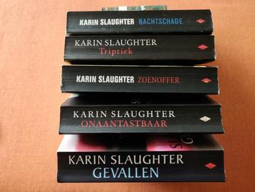 Karin Slaughter gevallen, zoenoffer, triptiek, nachtschade  beschikbaar voor biedingen