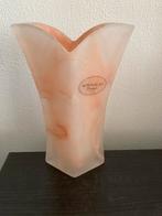 Keraglas Design Vaasje Roze-Wit Gemarmerd Melkglas, Ophalen of Verzenden