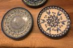 Bunzlau boterham bordjes., Huis en Inrichting, Keuken | Servies, Keramiek, Ophalen of Verzenden, Zo goed als nieuw, Bord(en)