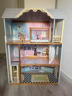 Groot barbie poppenhuis met vele extra’s, Kinderen en Baby's, Speelgoed | Poppenhuizen, Ophalen, Gebruikt