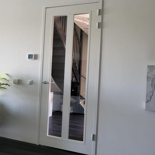Svedex binnendeur RAL 9010 (2x), Doe-het-zelf en Verbouw, Deuren en Horren, Gebruikt, Binnendeur, 215 cm of meer, 80 tot 100 cm