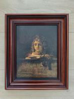Titus aan de lezenaar - Rembrandt - 1655 - Laqueprint, Antiek en Kunst, Kunst | Schilderijen | Klassiek, Ophalen of Verzenden