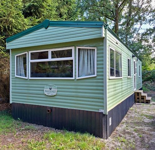Ruime stacaravan met jaarplaats Eext, Caravans en Kamperen, Stacaravans, tot en met 4, Ophalen