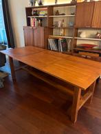 Houten Tafel 220x90 cm, Ophalen, Gebruikt, 200 cm of meer, 50 tot 100 cm