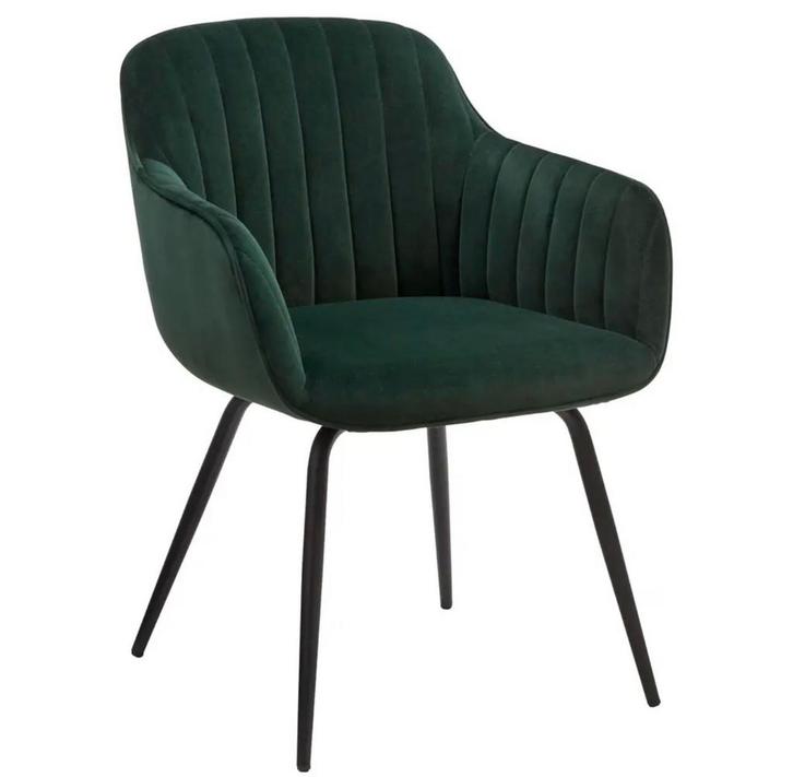 2 groene Como stoelen van Kwantum - Zo goed als nieuw!, Huis en Inrichting, Stoelen, Zo goed als nieuw, Twee, Overige kleuren