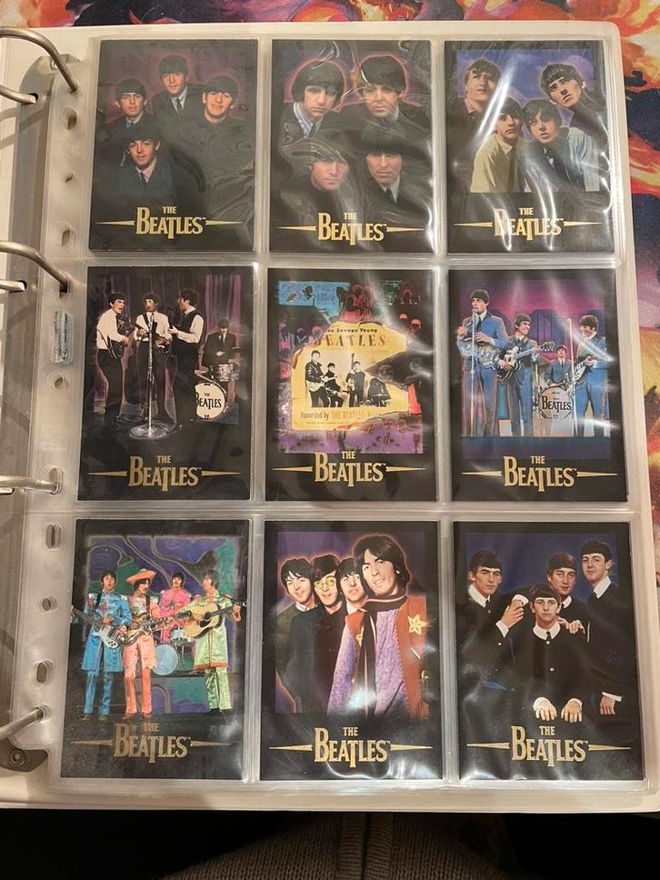 The BEATLES Complete Trading Card Set 1996 (100X), Verzamelen, Muziek, Artiesten en Beroemdheden, Zo goed als nieuw, Foto of Kaart