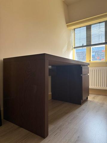 IKEA Bureau MALM donkerbruin beschikbaar voor biedingen