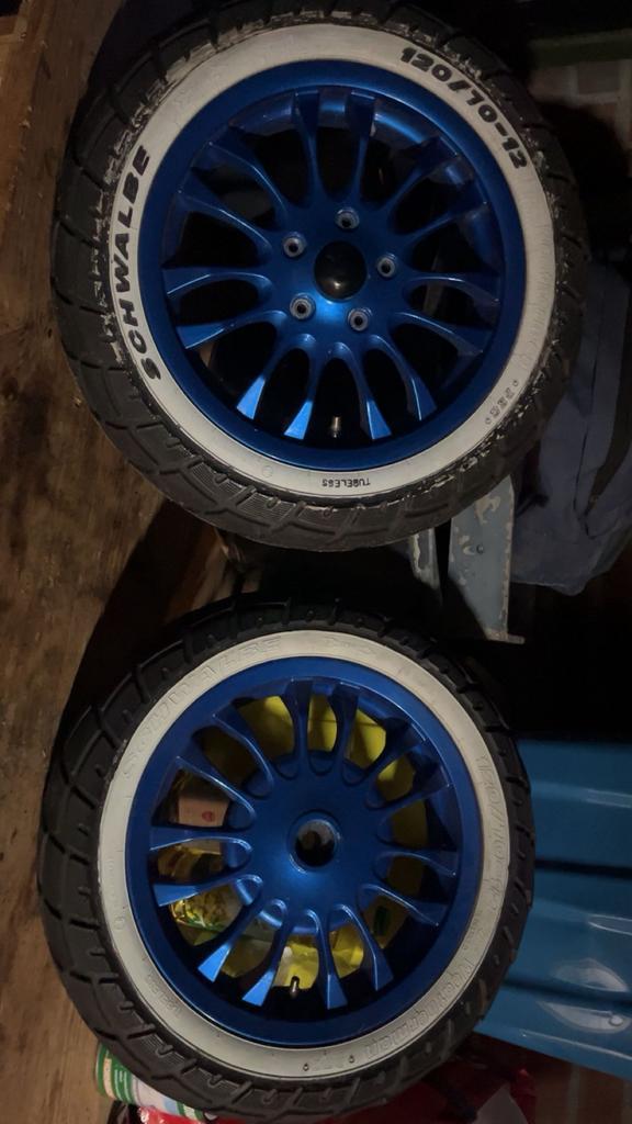 Vespa sprint 12 inch velgenset, Motoren, Tuning en Styling, Ophalen