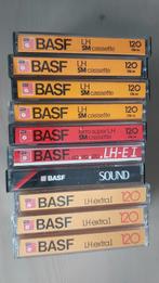Cassettebandjes 120 minuten 10 stuks Basf, Ophalen of Verzenden, Gebruikt, 2 t/m 25 bandjes, Voorbespeeld
