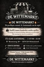 ️ DE WITTE MARKT – ZATERDAG ️, Drie personen of meer