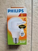 12  philips softone 12 watt E27, Gloeilamp, 60 watt of meer, Nieuw, E27 (groot)