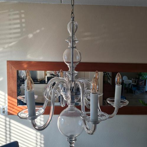 Mooie kristallen kroonluchter 62 (b) x 76 preciosa-lustry, Huis en Inrichting, Lampen | Kroonluchters, Zo goed als nieuw, Ophalen