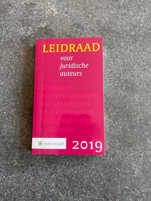 Leidraad voor juridische auteurs, Boeken, Schoolboeken, Gelezen, Ophalen of Verzenden