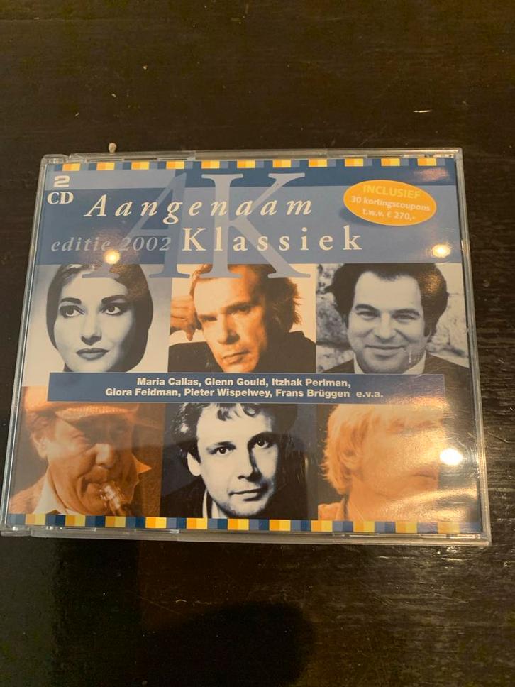 CD Aangenaam Klassiek Editie 2002 - Dubbel CD, Cd's en Dvd's, Cd's | Klassiek, Zo goed als nieuw, Overige typen, Modernisme tot heden