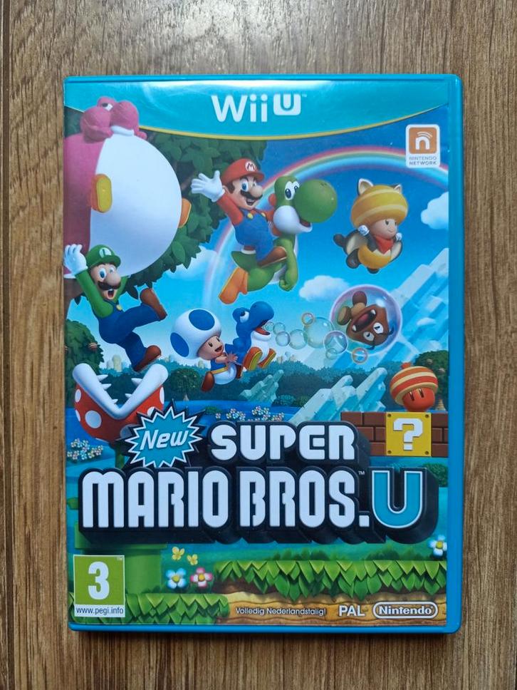 Wii U New Super Mario Bros U compleet, Spelcomputers en Games, Games | Nintendo Wii U, Zo goed als nieuw, Ophalen of Verzenden