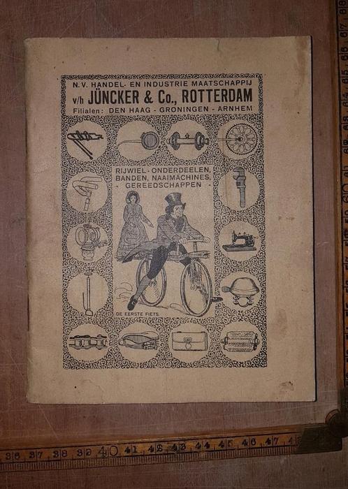 Jüncker rijwiel catalogus 1923, Boeken, Catalogussen en Folders, Gelezen, Catalogus, Ophalen of Verzenden