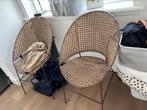 Rotan stoelen Zara Home 2x, Huis en Inrichting, Stoelen, Ophalen, Bruin, Twee