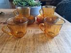 bruin servies vintage, Huis en Inrichting, Keuken | Servies, Ophalen, Gebruikt