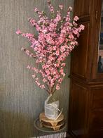 Twee Roze kunstbloesems - 95 cm hoog, Ophalen, Nieuw, Binnen