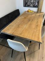 Eettafel. Eet tafel. Tafel. 180x90. Boomstamtafel. Boomstam, Ophalen, 50 tot 100 cm, Zo goed als nieuw, Vijf personen of meer