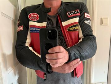 IXS Leren Motorpak Zeer Goed! (vintage) maat 52 en broek 54 beschikbaar voor biedingen