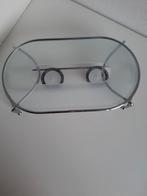 Rechaud, theelicht, warmhoudplaatje voor twee pannetjes leng, Huis en Inrichting, Keuken | Servies, Ophalen of Verzenden, Zo goed als nieuw