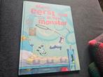 Tjibbe Veldkamp - Maar eerst ving ik een monster, Ophalen of Verzenden, Zo goed als nieuw, Tjibbe Veldkamp, Prentenboek