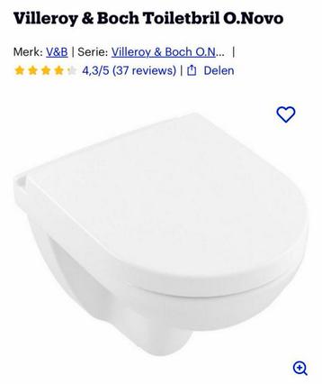 Villeroy & Boch wandcloset/wc met bril beschikbaar voor biedingen