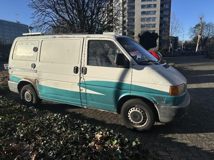 VW T4 Camper Project BENZINE, Auto's, Bestelauto's, Particulier, Airbags, Bluetooth, Trekhaak, USB, Volkswagen, Benzine, Handgeschakeld