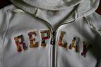 Replay witte hoodie vest .  158 - 164, Replay, Jongen of Meisje, Trui of Vest, Ophalen of Verzenden