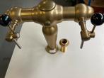 Tapzuil messing (Biertap) 2-kranen., Ophalen, Zo goed als nieuw, Overige merken