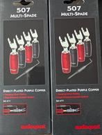 Audioquest 507 Series Multi-Spade 2 sets van 4, Ophalen of Verzenden, Zo goed als nieuw, Minder dan 2 meter, Overige kabels