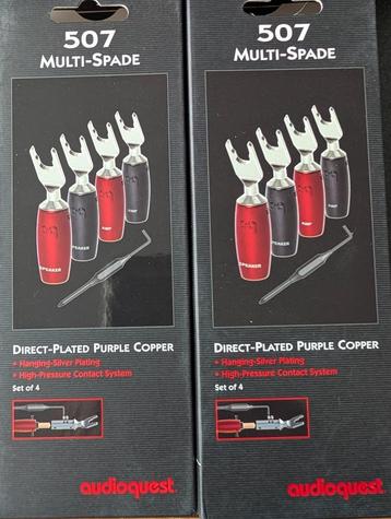 Audioquest 507 Series Multi-Spade 2 sets van 4 beschikbaar voor biedingen