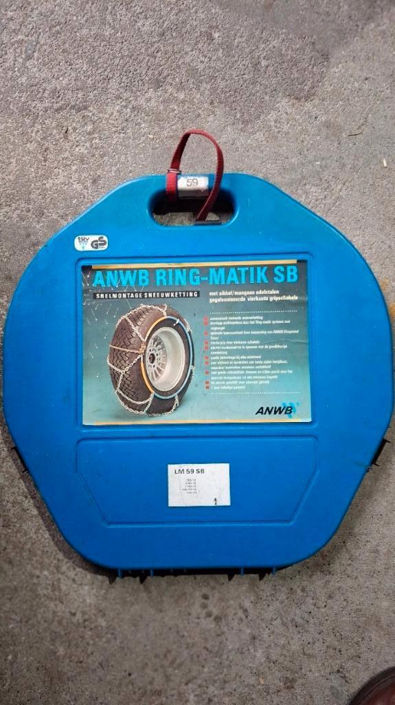 ANWB Ring Matik LM 59 SB sneeuwkettingen, Auto diversen, Sneeuwkettingen, Gebruikt, Ophalen
