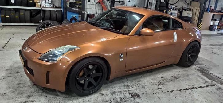 Nissan 350Z GT-Package 3.5 V6 24V 2003 LeMans Sunset/Orange, Auto's, Nissan, Particulier, 350Z, ABS, Airbags, Airconditioning