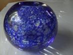 vintage blauwe gewolkte kristallen bowl, ca. 3.2 kg., Ophalen of Verzenden