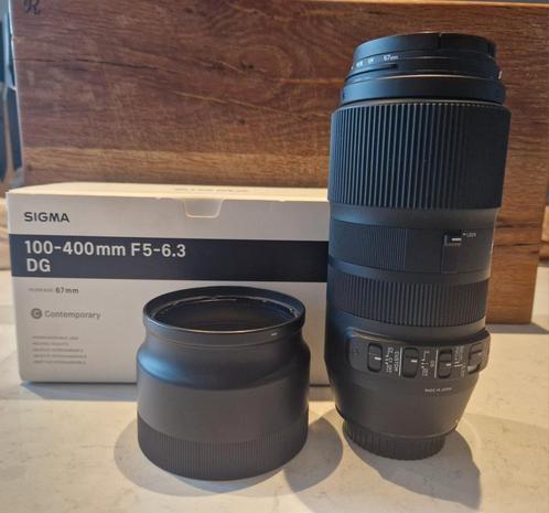 Telelens Sigma 100-400mm f/5-6.3 DG OS HSM - Canon fitting, Audio, Tv en Foto, Fotografie | Lenzen en Objectieven, Zo goed als nieuw