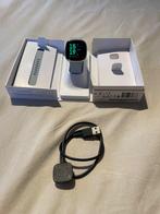 Fitbit Sense 2 – compleet met doos, oplader & extra bandjes, Gebruikt, Blauw, IOS, Ophalen of Verzenden