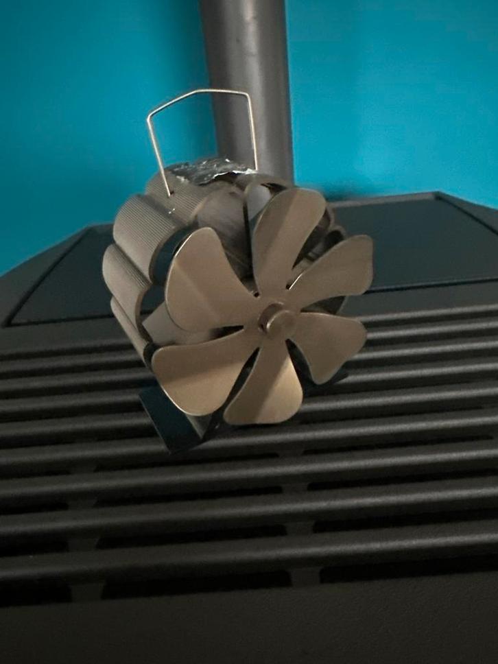 Kachelventilator - 6 Bladen, Huis en Inrichting, Kachels, Gebruikt, Vrijstaand, Overige soorten, Elektrisch, Ophalen of Verzenden