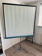 Vintage diaprojectiescherm en standaard., Audio, Tv en Foto, Projectieschermen, Ophalen of Verzenden, Gebruikt