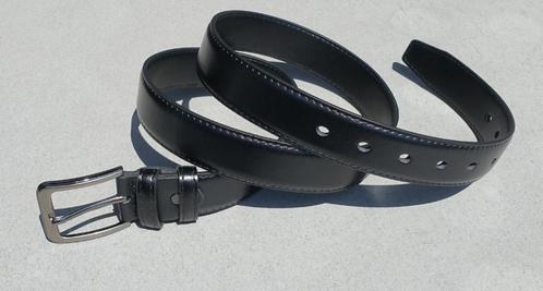 herenriem 226-1zw in 115 en 125 cm - nieuw, Kleding | Heren, Riemen en Ceinturen, Nieuw, Riem of Ceintuur, 115 cm of meer, Zwart