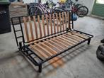 Ikea bankbed, Eenpersoons, Wit, Ophalen of Verzenden, 80 cm