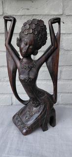 Balinese Houten Danseres Beeld, Antiek en Kunst, Kunst | Beelden en Houtsnijwerken, Ophalen