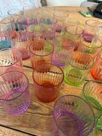 Kleurrijke Glazen 30 stuks nieuw, Glas of Glazen, Ophalen of Verzenden, Overige stijlen, Glas