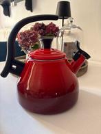 Le Creuset Fluitketel Rood, Gebruikt, Pot, Bus of Blik, Ophalen of Verzenden, Gietijzer