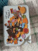 Vintage koektrommel met kat, Verzamelen, Blikken, Ophalen of Verzenden, Gebruikt, Koek(jes), Overige merken