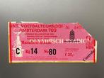 Ticket Ajax - Int. Voetbaltournooi 703 (1978), Verzenden, Gebruikt, Ajax, Overige typen